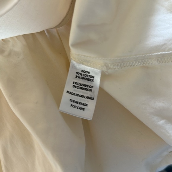 Spartina Joni tie blouse buttercream large - Picture 6 of 7